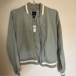 GAP Bomber Jacket in Light Sage